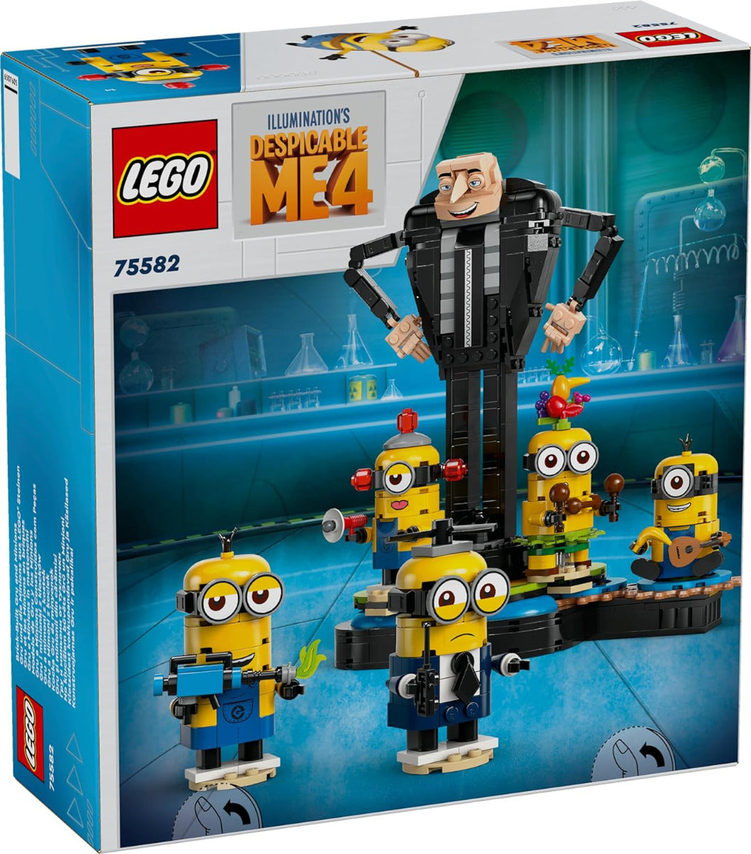 Buy Lego Despicable Me 4 Brick Built Gru and Minions 75582 With 839pcs | Yallatoys.com