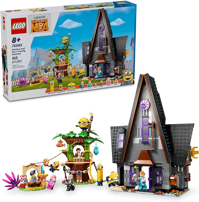 Buy Lego Despicable Me 4 Minions and Grus Family Mansion 75583 With 868pcs | Yallatoys.com