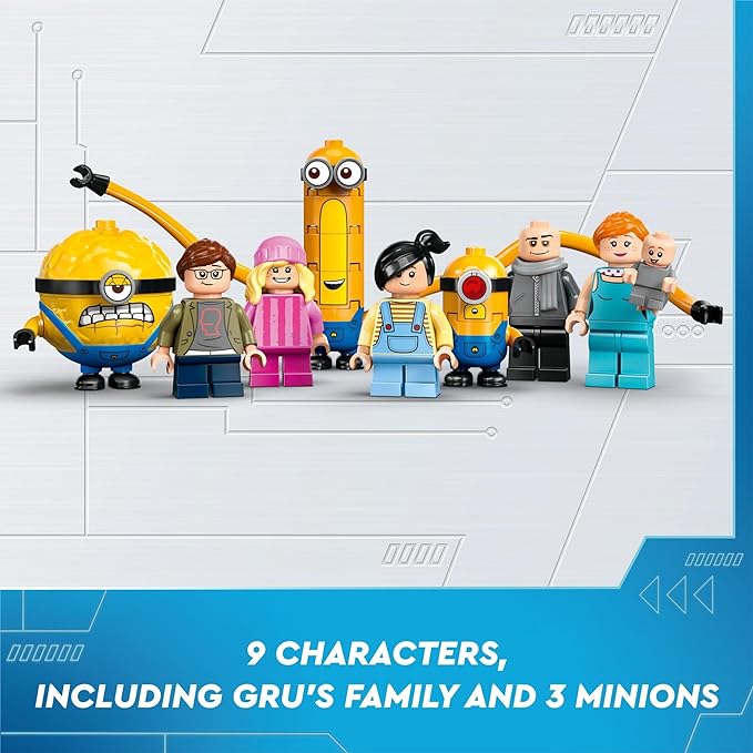 Buy Lego Despicable Me 4 Minions and Grus Family Mansion 75583 With 868pcs | Yallatoys.com