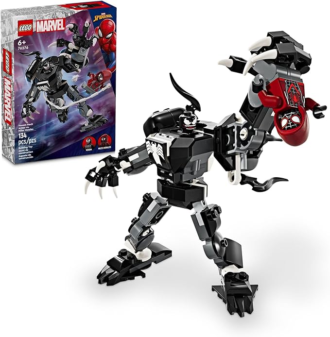 Buy Lego Marvel Venom Mech Armour Vs Miles Morales 76276 with 134pcs | Yallatoys.com