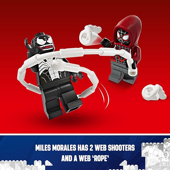 Buy Lego Marvel Venom Mech Armour Vs Miles Morales 76276 with 134pcs | Yallatoys.com