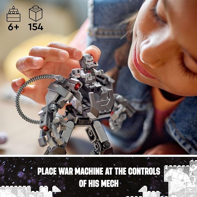 Buy Lego Marvel War Machine Mech Armour Building Toy 76277 with 154pcs | Yallatoys.com