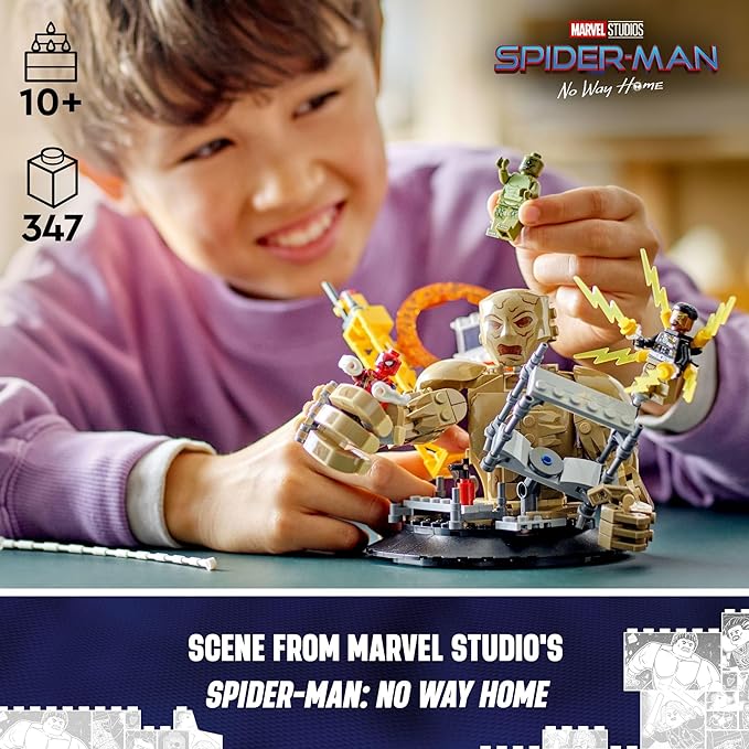 Buy Lego Marvel SpiderMan Vs Sandman Final Battle Set 76280 with 347pcs | Yallatoys.com