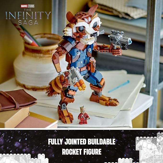 Buy Lego Marvel Rocket and Baby Groot 76282 with 566pcs | Yallatoys.com