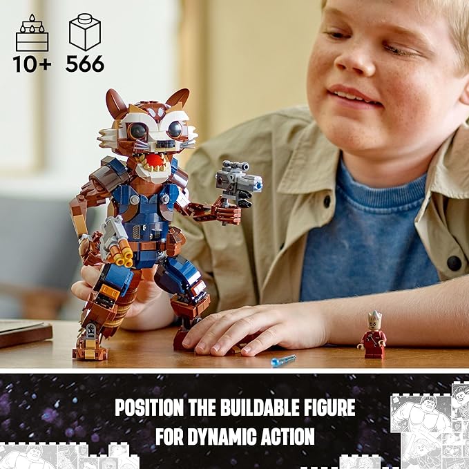 Buy Lego Marvel Rocket and Baby Groot 76282 with 566pcs | Yallatoys.com