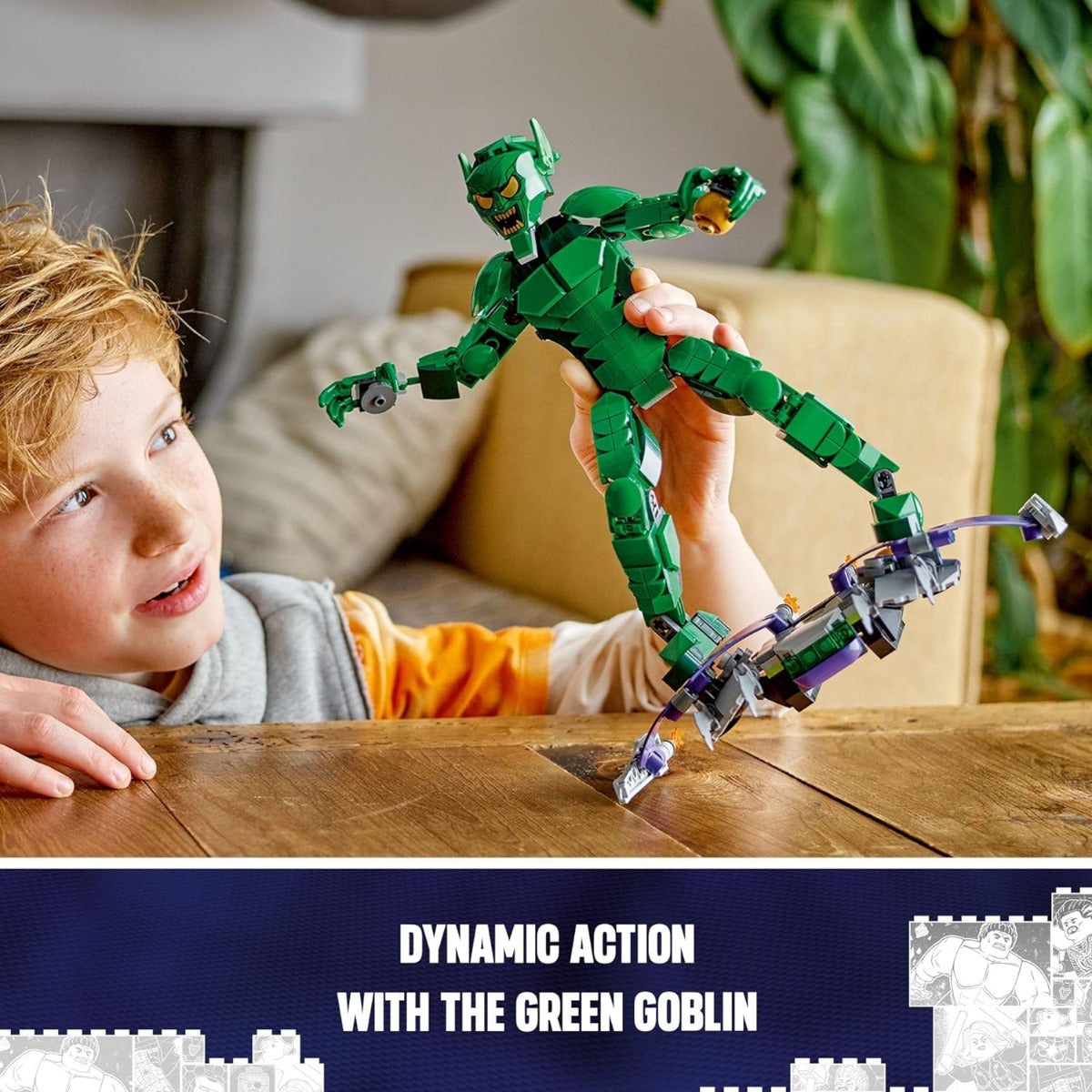 Buy Lego Marvel Green Goblin Construction Figure Building Toy with 471pcs | Yallatoys.com