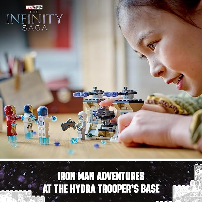 Buy Lego Marvel Iron Man & Iron Legion Vs Hydra Soldier 76288 With 135pcs | Yallatoys.com