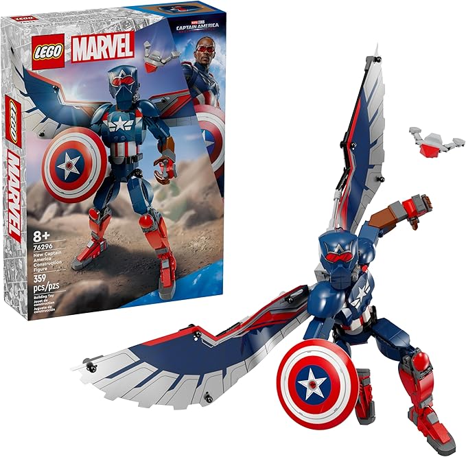Buy Lego Marvel 76296 New Captain America Construction With 359pcs | Yallatoys.com