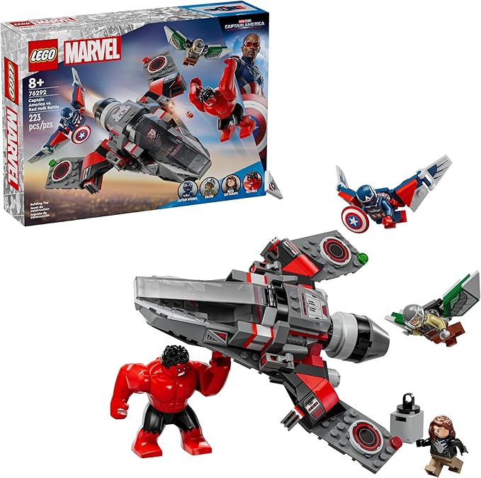 Buy Lego Marvel 76292 Captain America Vs Red Hulk Battle With 223pcs | Yallatoys.com