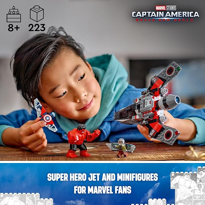 Buy Lego Marvel 76292 Captain America Vs Red Hulk Battle With 223pcs | Yallatoys.com