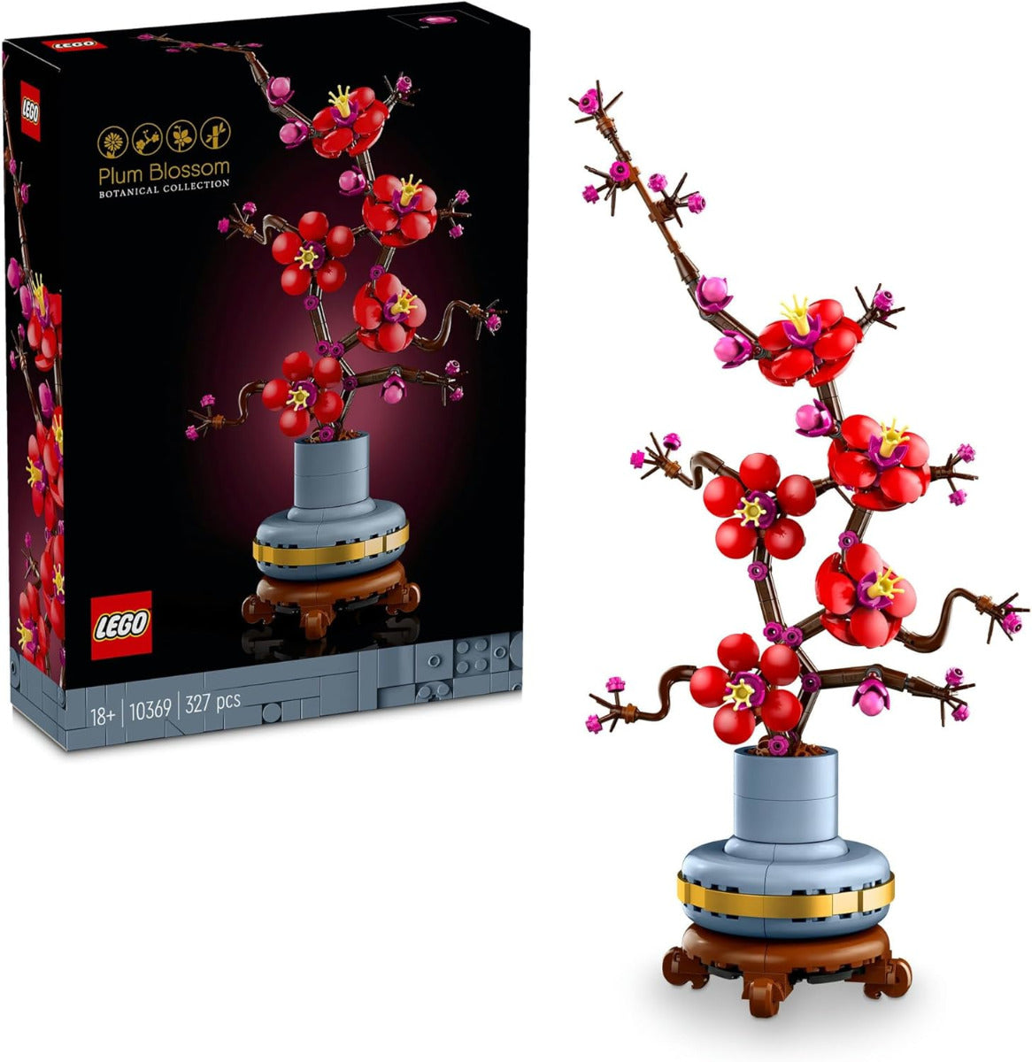 Buy Lego Icons Plum Blossom 10369 With 327pcs | Yallatoys.com