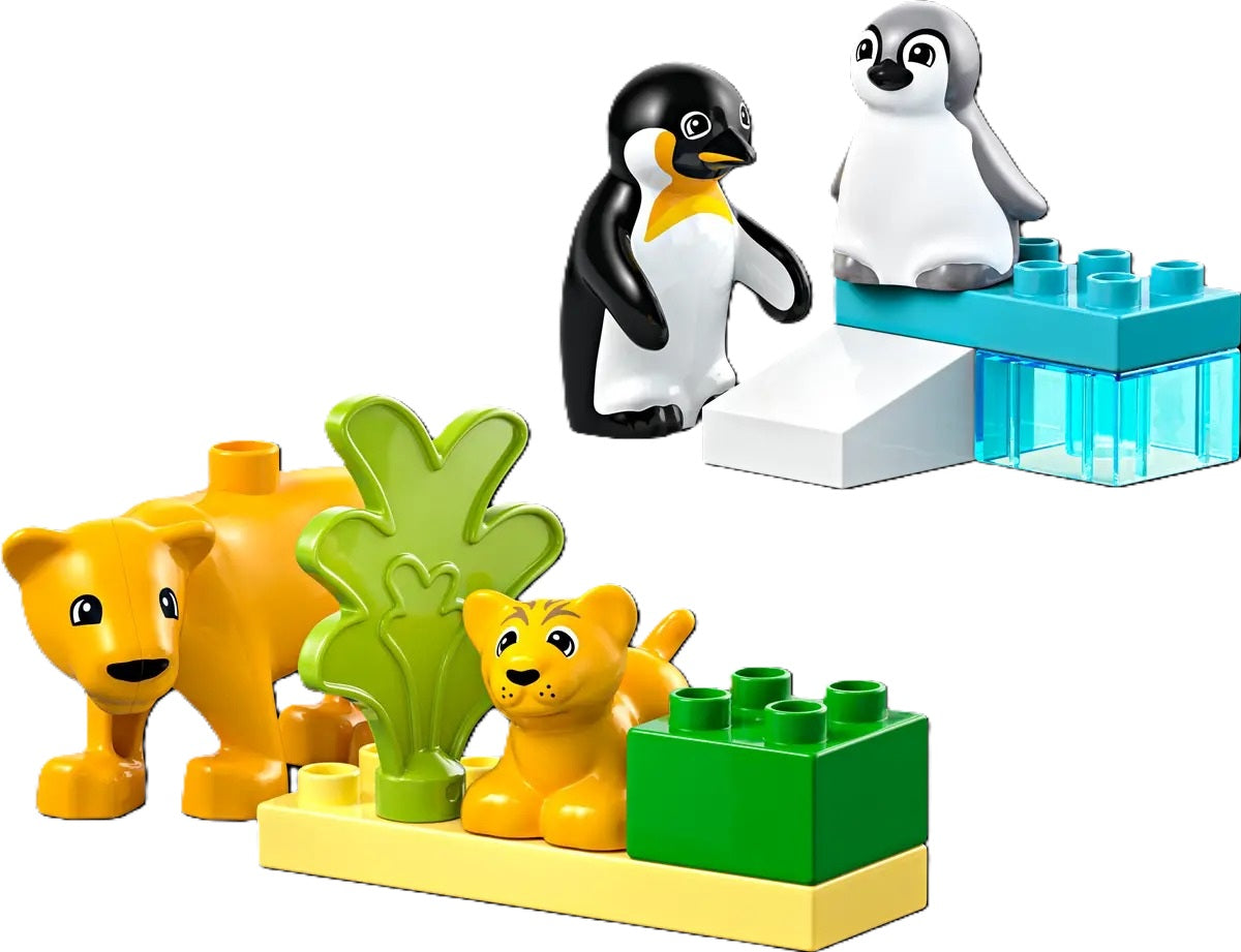 Buy Lego Wild Animal Families Penguins And Lions 10442 with 10pcs | Yallatoys.com