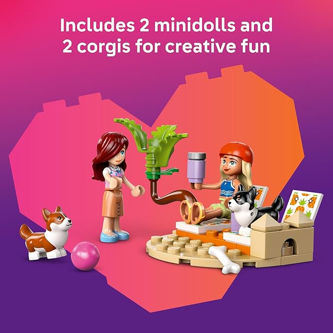Buy Lego Friends Surfing Dogs and Scooter Adventure 42641 with 113 pcs | Yallatoys.com