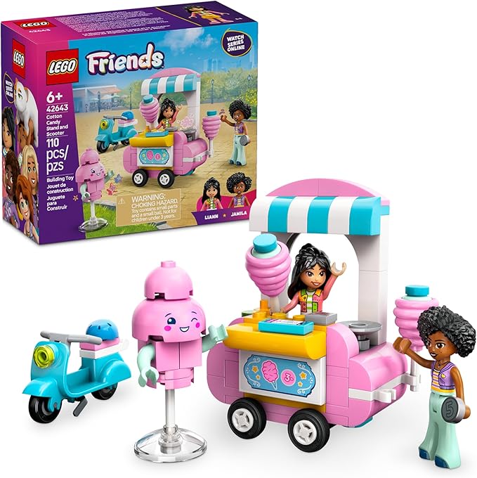 Buy Lego Friends Candyfloss Stand and Scooter 42643 with 110 pcs | Yallatoys.com