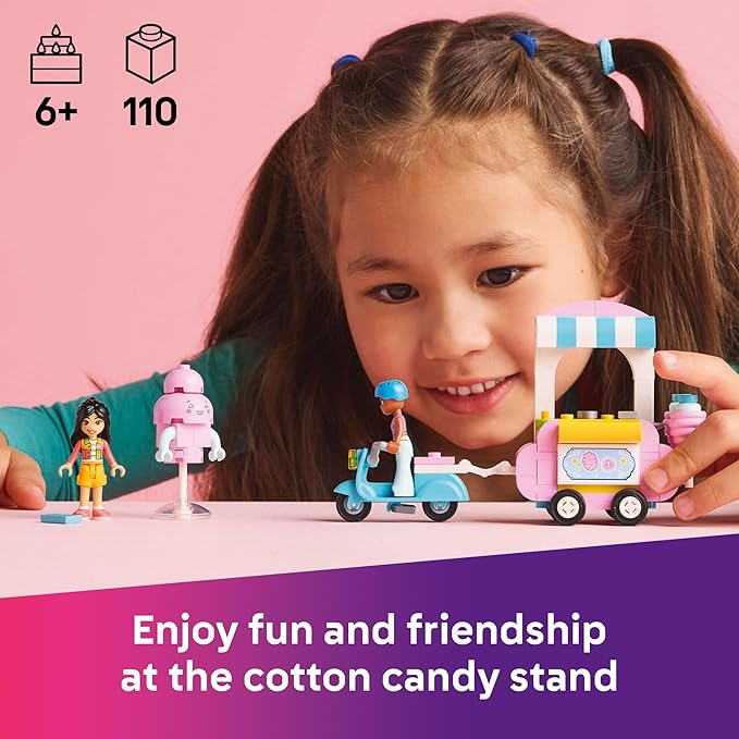 Buy Lego Friends Candyfloss Stand and Scooter 42643 with 110 pcs | Yallatoys.com