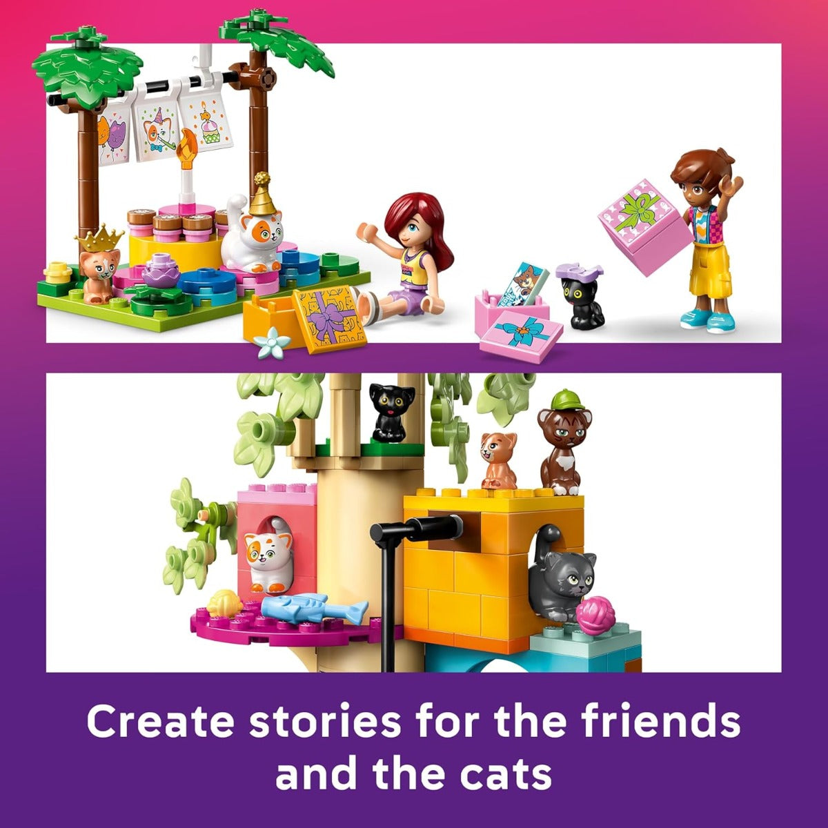 Buy Lego Friends Cat Birthday Party And Tree House V29 | Yallatoys.com