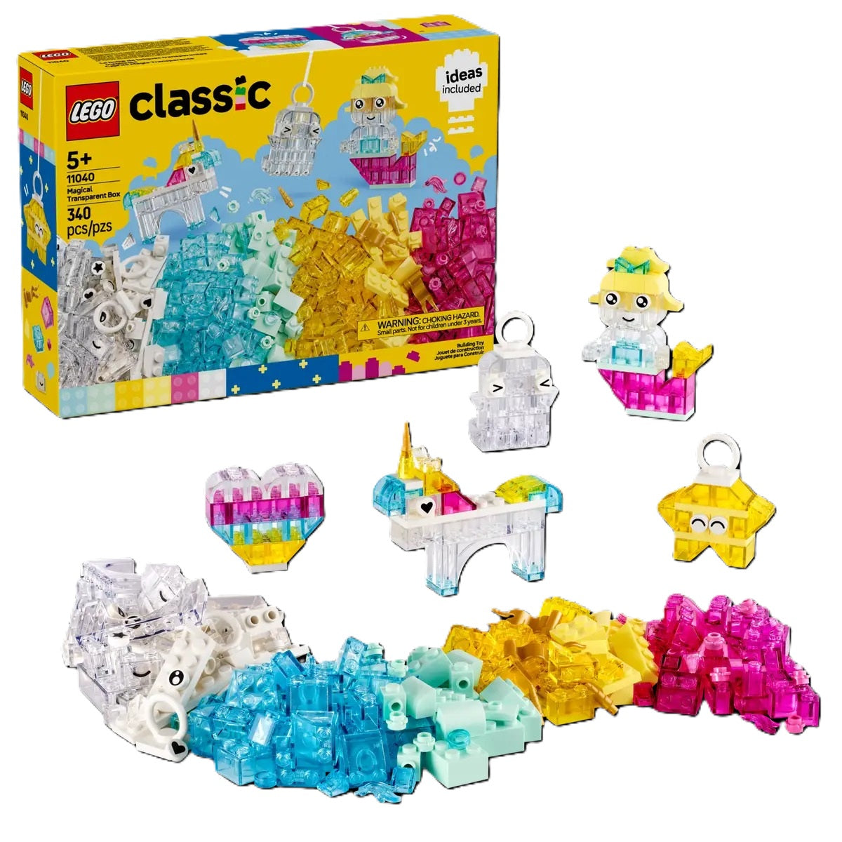 Buy Lego Magical Transparen 11040  With 340pcs | Yallatoys.com