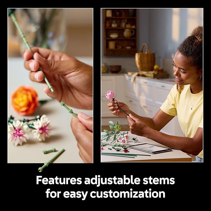 Buy Lego Botanicals Pretty Pink Flower Bouquet Floral Decor 10342 749pcs | Yallatoys.com