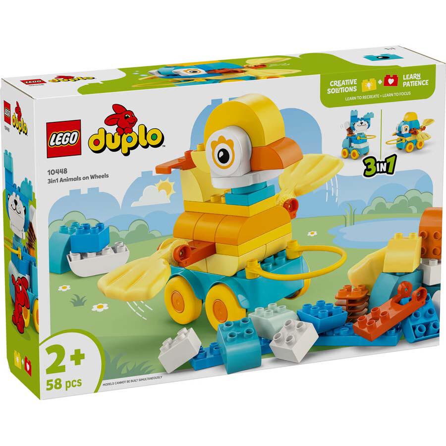 Buy Lego Duplo Town 3in1 Animals On Wheels  V29 | Yallatoys.com