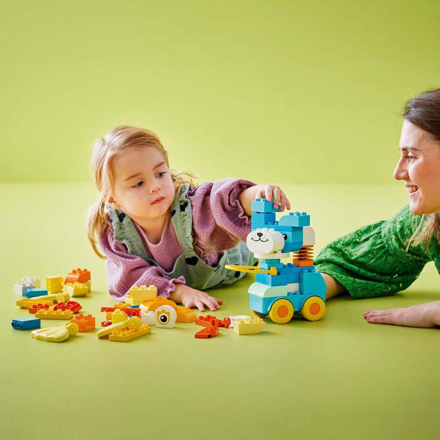 Buy Lego Duplo Town 3in1 Animals On Wheels  V29 | Yallatoys.com