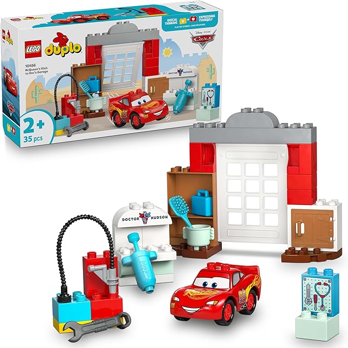 Buy Lego Duplo Disney and Pixar McQueens Visit to Docs Garage  | Yallatoys.com