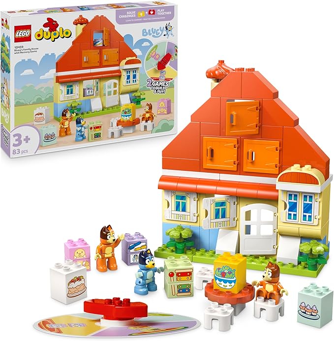 Buy Lego Duplo Blueys Family House with Memory Game | Yallatoys.com