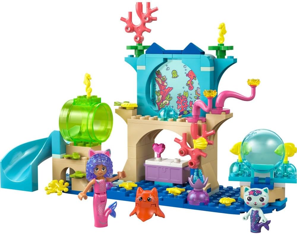 Buy Lego 11204 Gabby'S Dollhouse Mermaid Gabby'S Aquarium Adventure Toy 103Pcs | Yallatoys.com