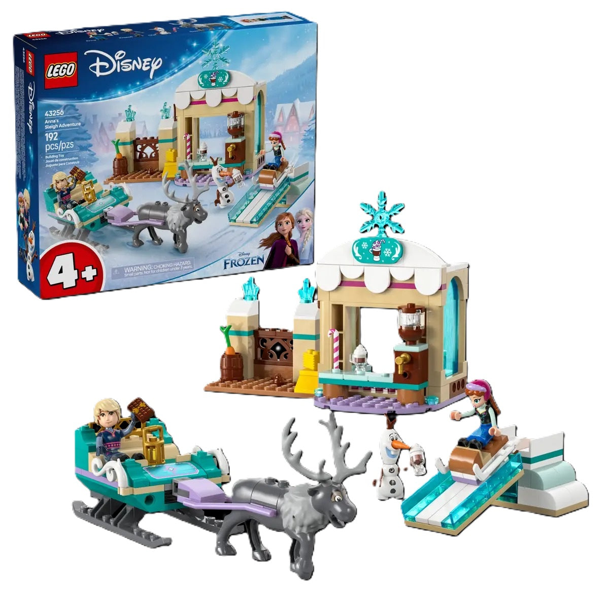Buy Lego Disney Annas Sleigh Adventure Set 43256 With 192pcs | Yallatoys.com