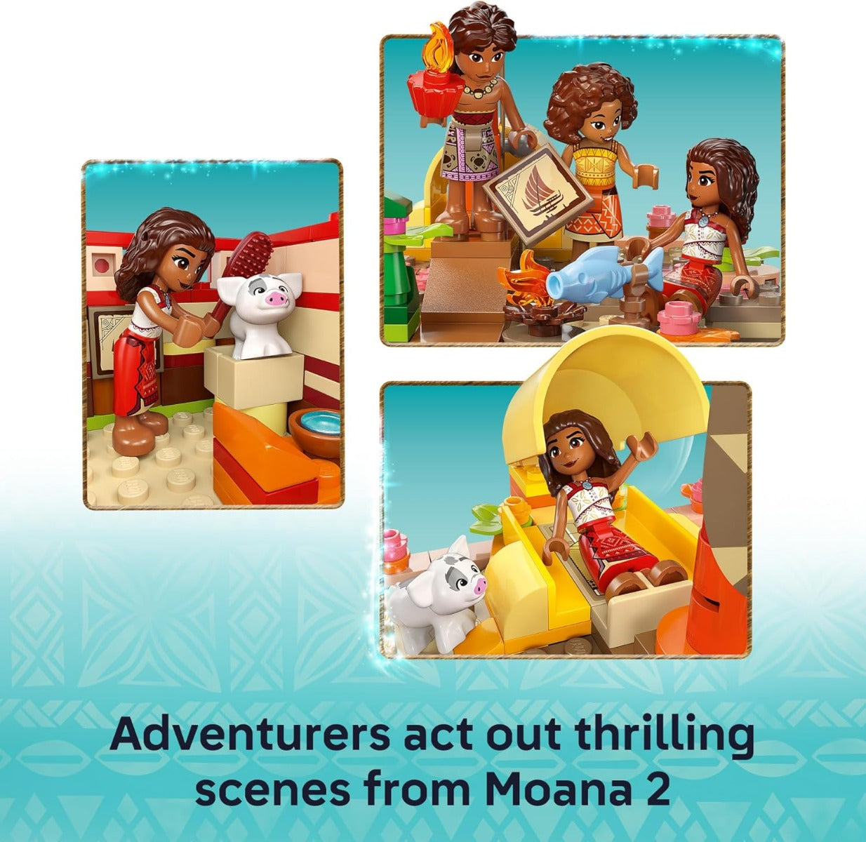 Buy Lego Disney Moanas Adventure Canoe 43270 With 523pcs | Yallatoys.com