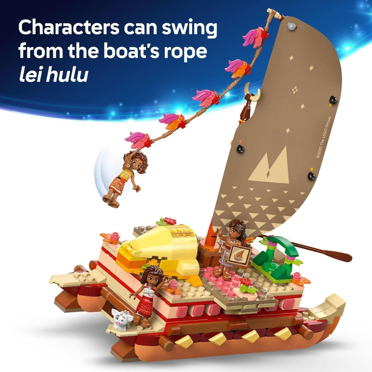 Buy Lego Disney Moanas Adventure Canoe 43270 With 523pcs | Yallatoys.com