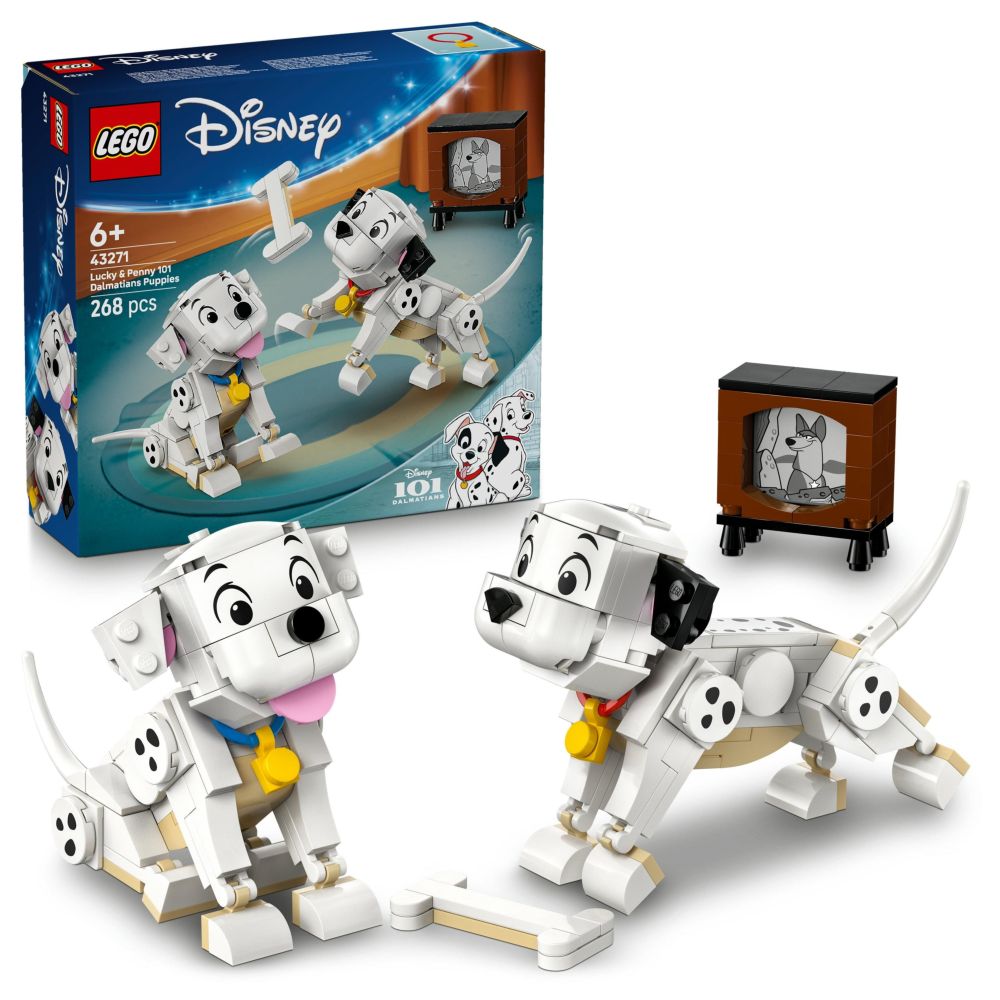 Buy Lego Disney Lucky And Penny 101 Dalmatians Puppies Building Toy | Yallatoys.com