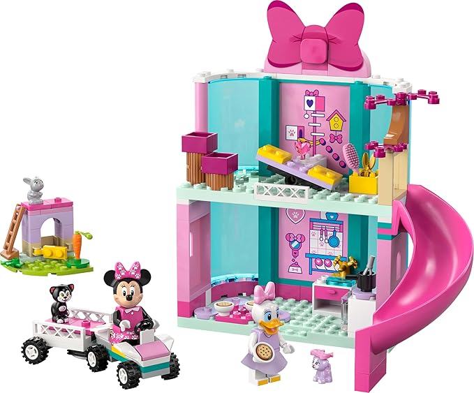 Buy Lego Disney Classic Minnies Pet Hotel Building Toy with Minnie Mouse And Daisy Duck | Yallatoys.com