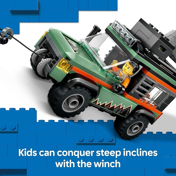 Buy Lego City Off-Road 4x4 Mountain Truck Adventure Toy 60447 221 pcs | Yallatoys.com