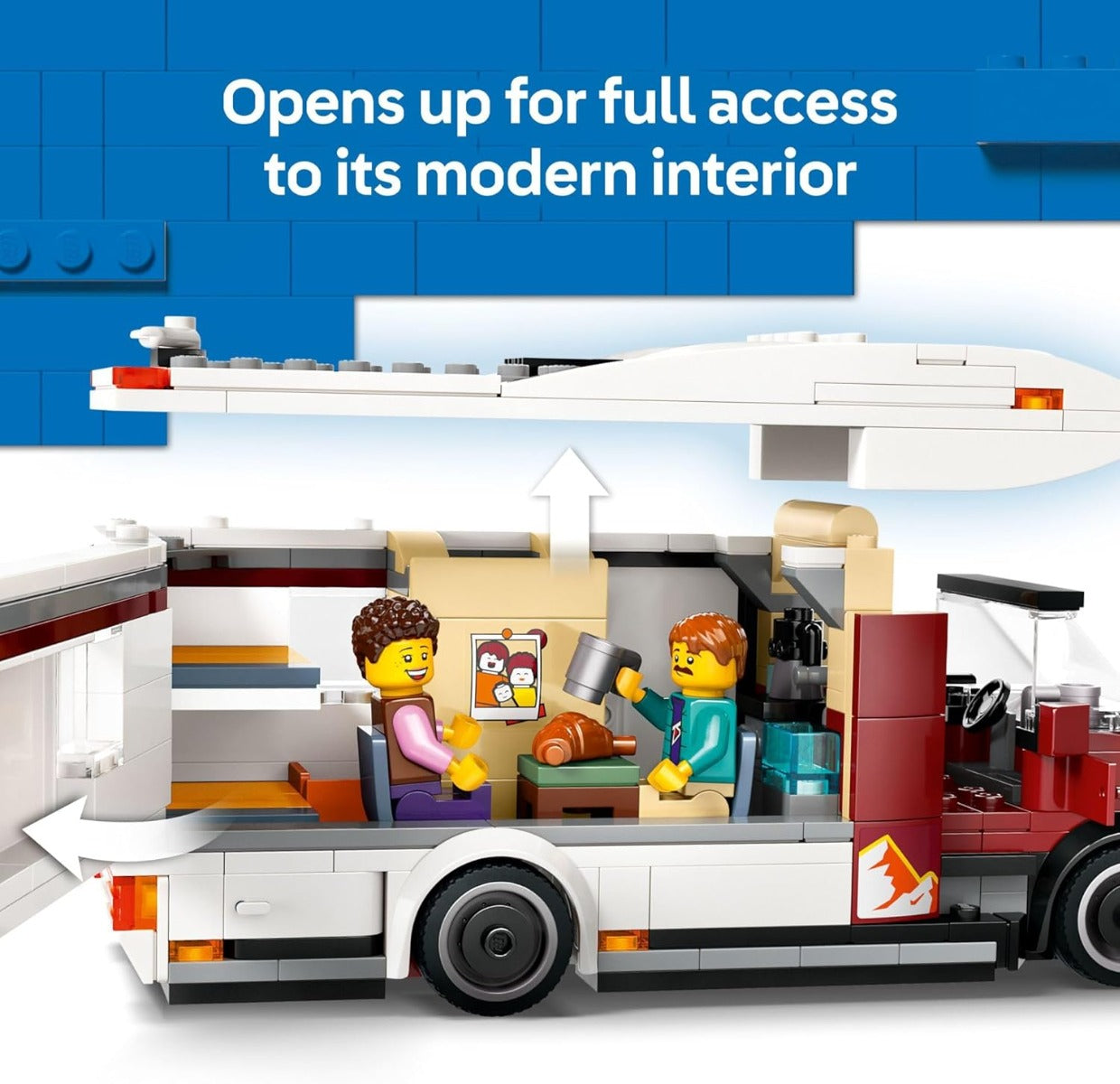 Buy Lego City Holiday Adventure Camper Van Toy Vehicle Set 60454 385 pcs | Yallatoys.com