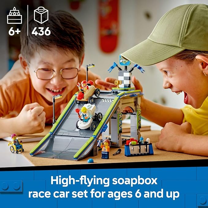 Buy Lego City No Limits Race Car Ramp Track Toy Soapbox-Racing Set 60460 with 436 pcs | Yallatoys.com
