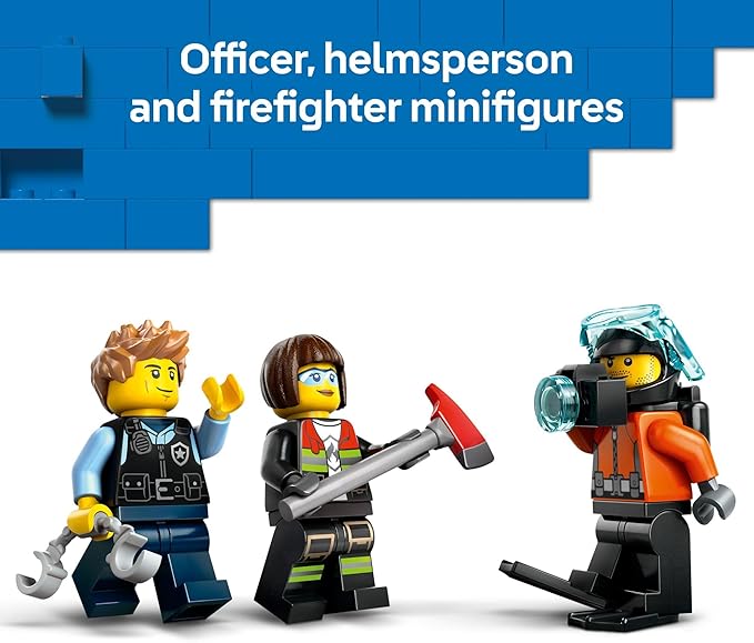 Buy Lego City Helicopter Fire Engine & Submarine Remix Toy Building Set 60462 with 874 pcs | Yallatoys.com
