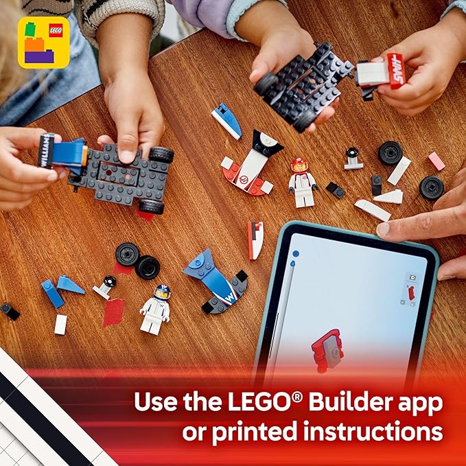 Buy Lego City F1 Williams Racing & Haas F1¨ Race Cars Vehicle Toy Set 60464 92 pcs | Yallatoys.com