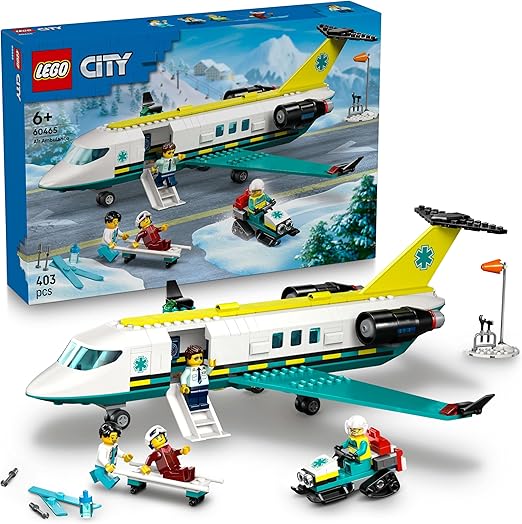 Buy Lego City Emergency Air Ambulance Airplane Toy V29 | Yallatoys.com
