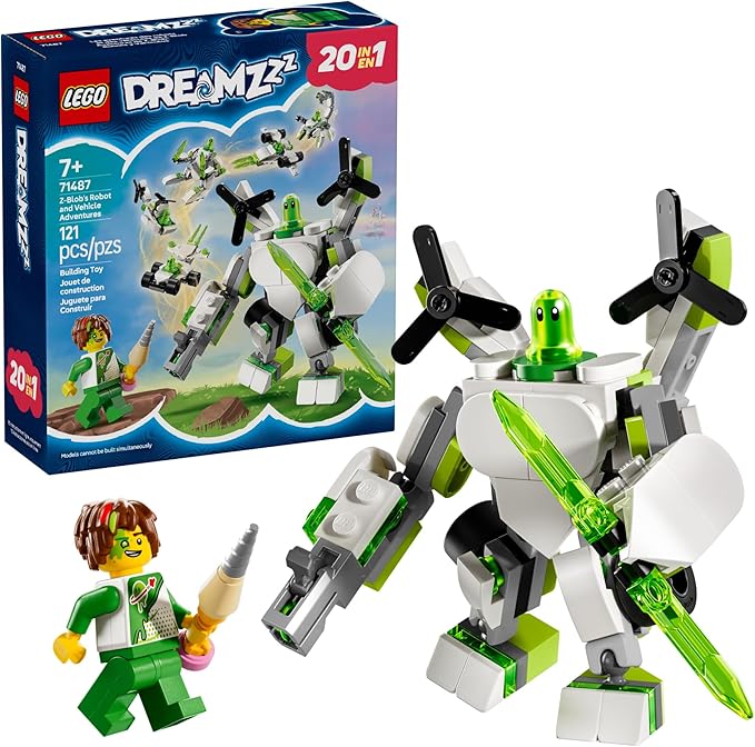 Buy Lego DREAMZzz Z-Blobs Robot and Vehicle Adventures Mech Toys 71487 with 121pcs | Yallatoys.com