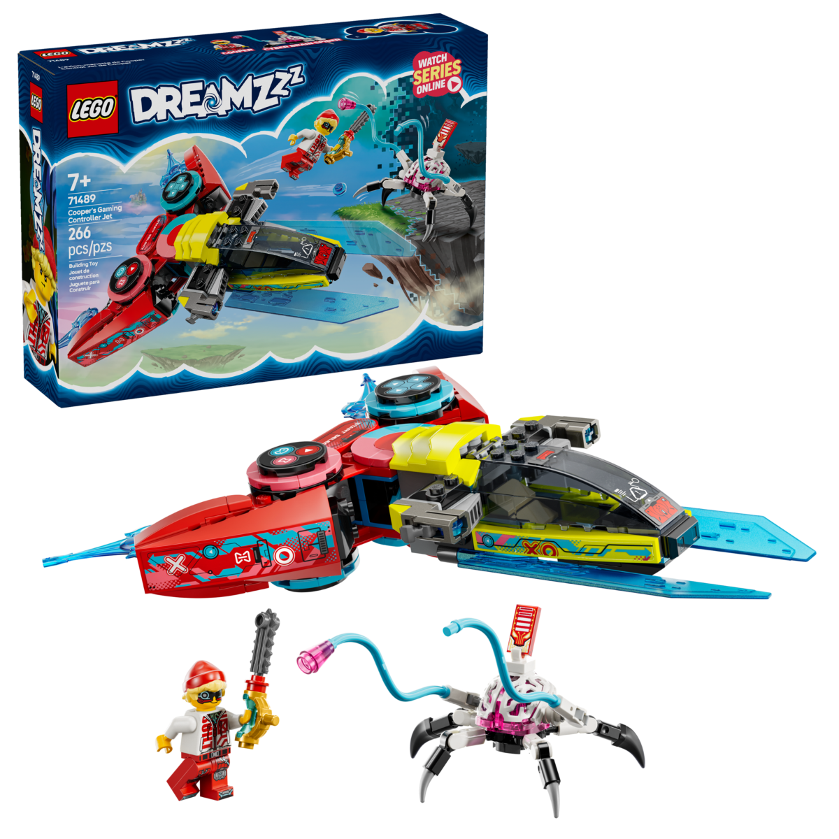 Buy Lego DREAMZzz CooperÕs Gaming Controller Jet Video Game  71489 with 266 pcs | Yallatoys.com