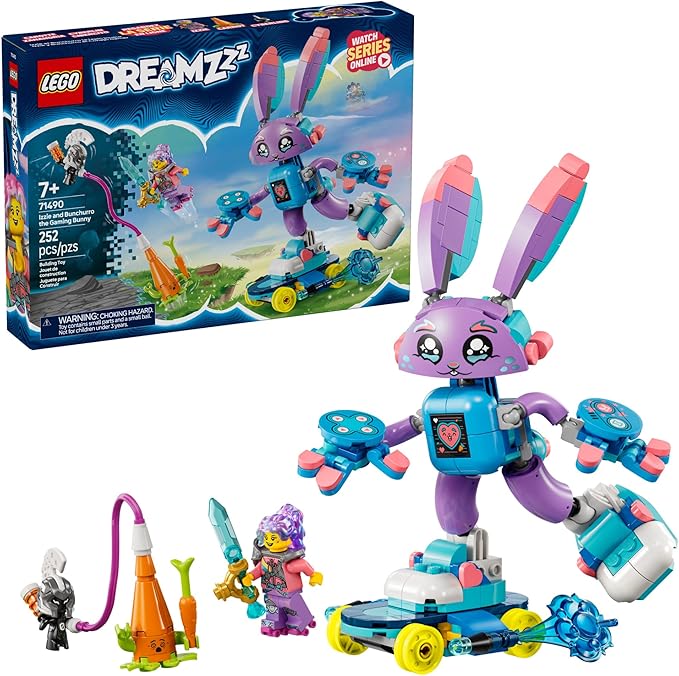 Buy Lego DREAMZzz Izzie and Bunchurro The Gaming Bunny 71490 with 252 pcs | Yallatoys.com