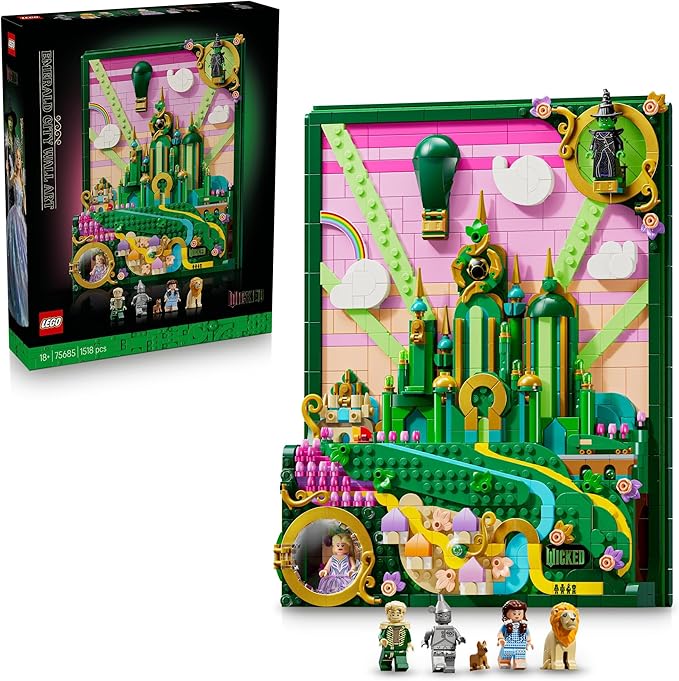 Buy Lego 75685 Wicked Emerald City Wall Art 1518Pcs | Yallatoys.com