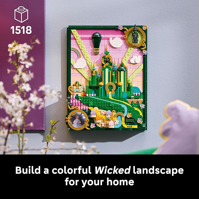 Buy Lego 75685 Wicked Emerald City Wall Art 1518Pcs | Yallatoys.com