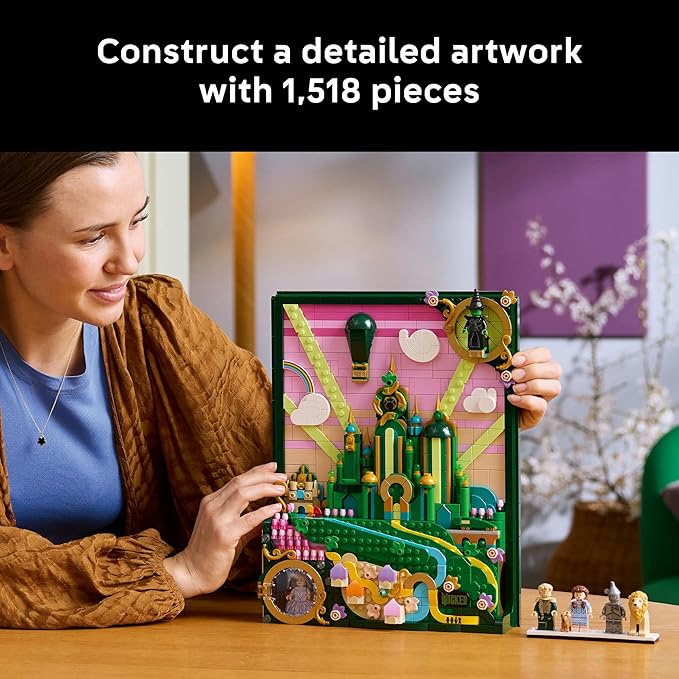 Buy Lego 75685 Wicked Emerald City Wall Art 1518Pcs | Yallatoys.com