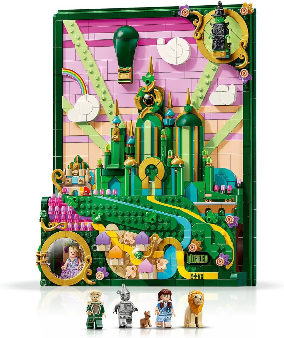 Buy Lego 75685 Wicked Emerald City Wall Art 1518Pcs | Yallatoys.com