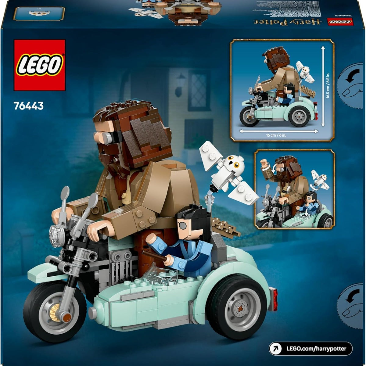 Buy Lego 76443 Harry Potter Hagrid & Harry’S Motorcycle Ride 617Pcs | Yallatoys.com