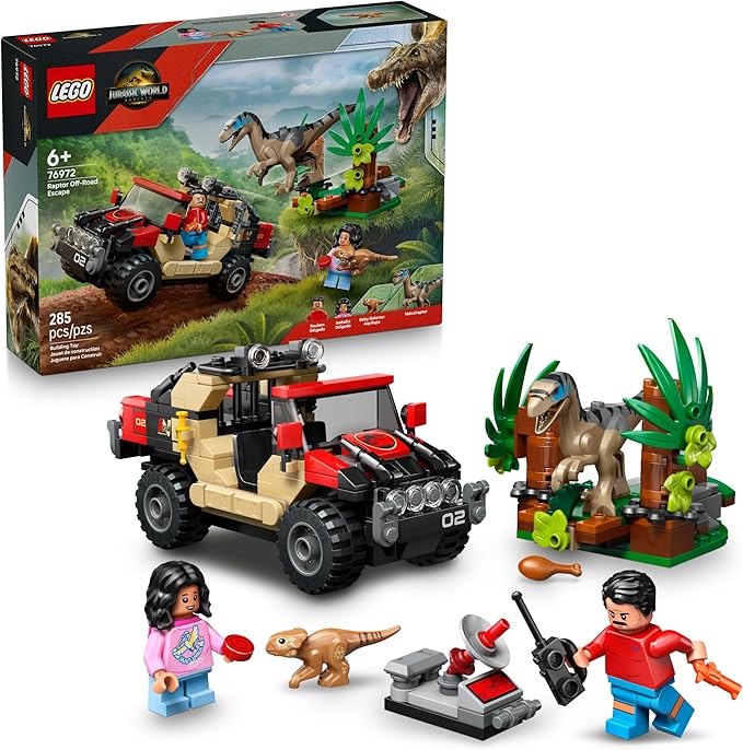 Buy Lego Jurassic World Raptor Off Road Escape Dinosaur | Yallatoys.com