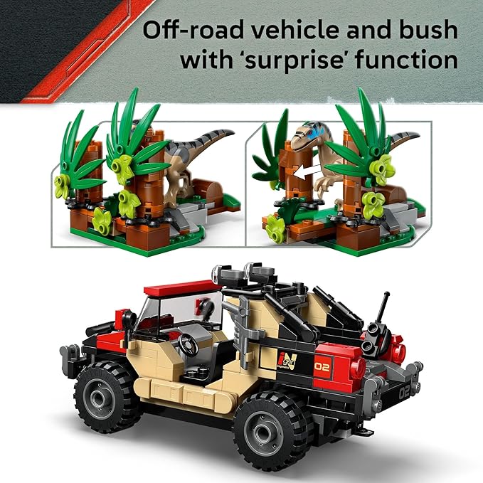 Buy Lego Jurassic World Raptor Off Road Escape Dinosaur | Yallatoys.com