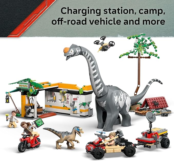 Buy Lego Jurassic World Raptor And Titanosaurus Tracking Mission | Yallatoys.com