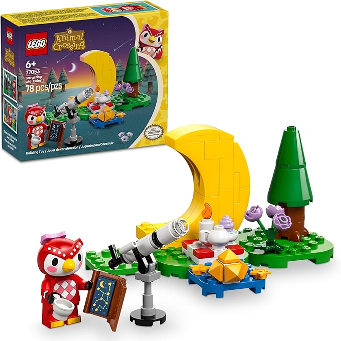 Buy Lego Animal Crossing Stargazing with Celeste Building Kit 77053 78 pcs | Yallatoys.com